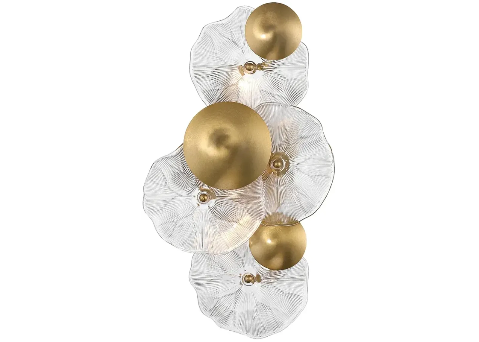 Possini Euro Gilbert 16" High Gold Plated 2-Light Wall Sconce