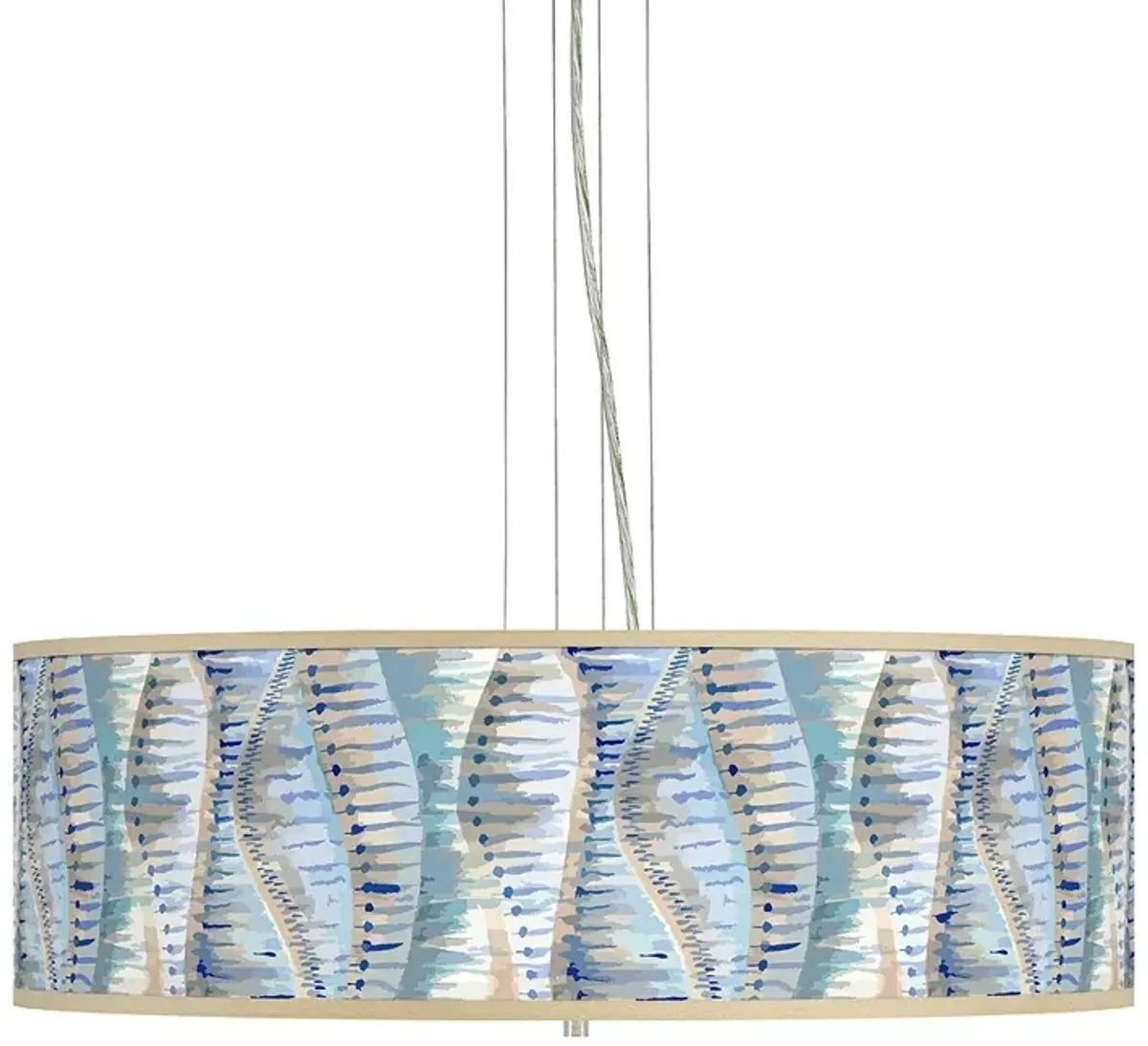 Siren Giclee 24" Wide 4-Light Pendant Chandelier