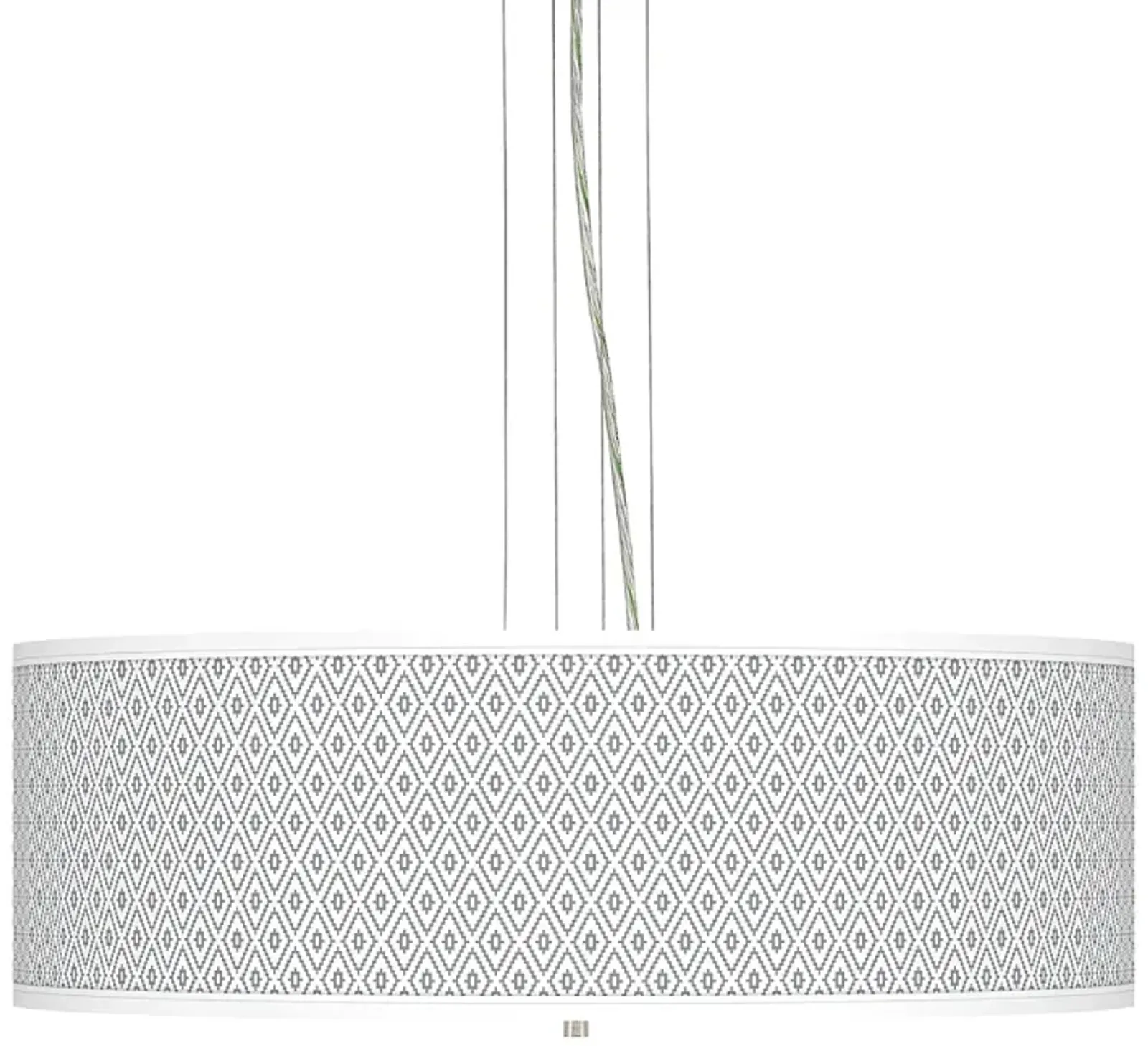 Diamonds Giclee 24" Wide Four Light Pendant Chandelier