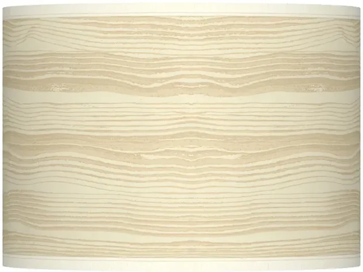 Birch Blonde Pattern Modern Rustic Giclee Lamp Shade 13.5x13.5x10 (Spider)