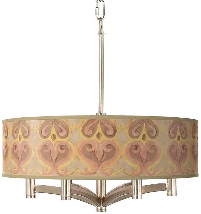 Aurelia Ava 6-Light Nickel Pendant Chandelier