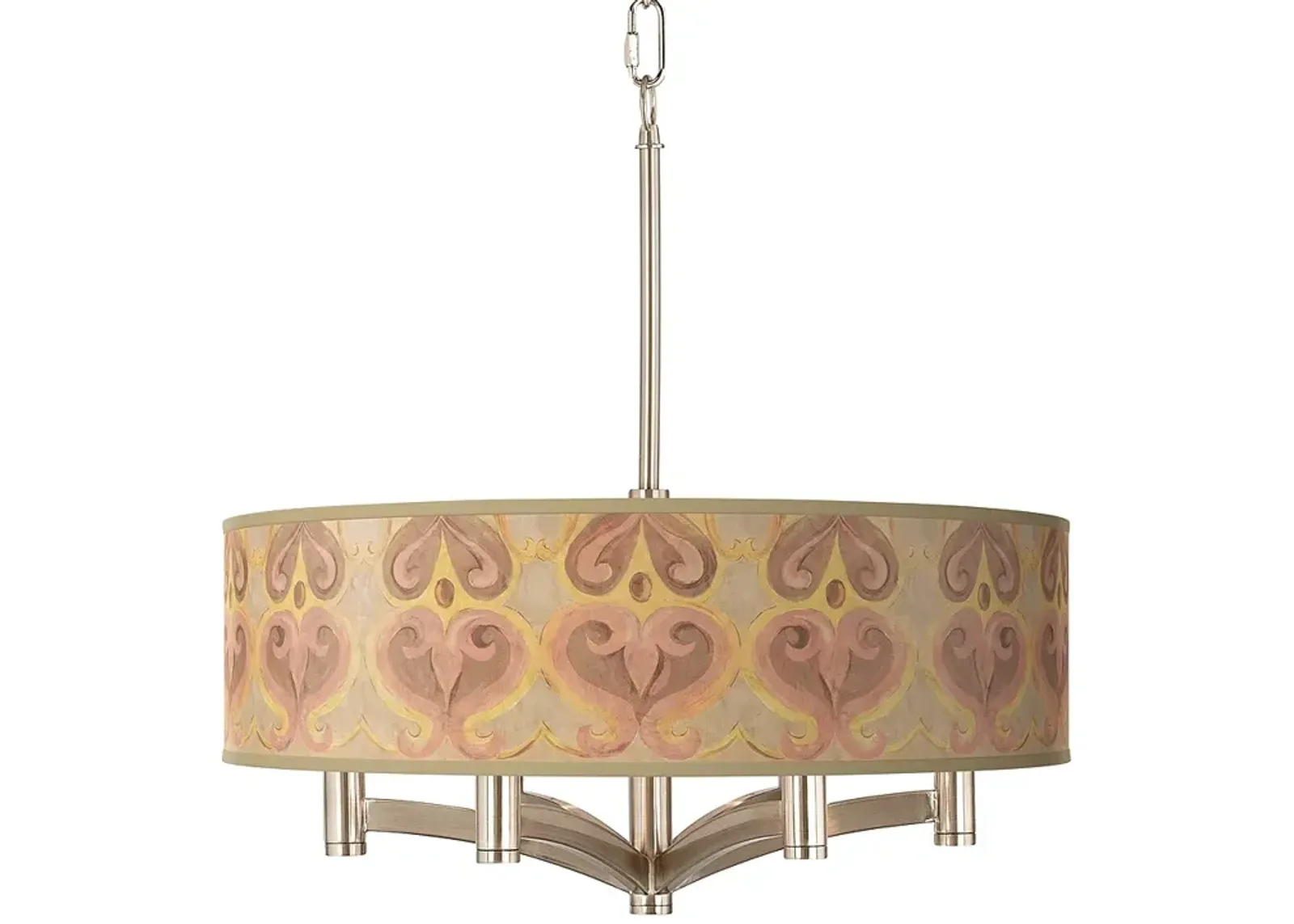 Aurelia Ava 6-Light Nickel Pendant Chandelier