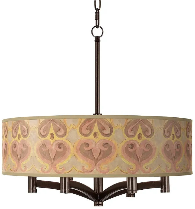 Aurelia Ava 6-Light Bronze Pendant Chandelier