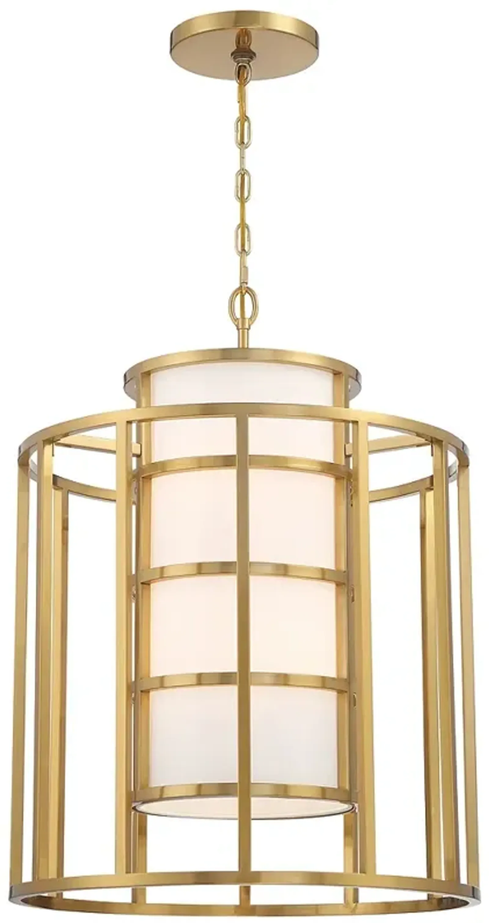 Brian Patrick Flynn for Crystorama Hulton 6 Light Luxe Gold Chandelier