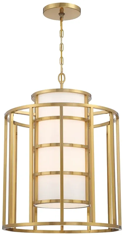 Brian Patrick Flynn for Crystorama Hulton 6 Light Luxe Gold Chandelier