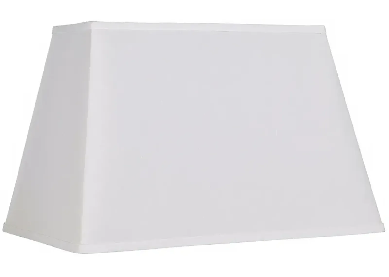 White Rectangular Shade 14/6x18/12x12  (Spider)