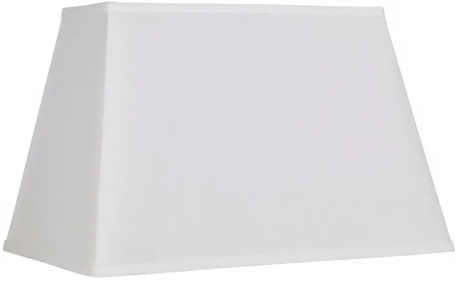 White Rectangular Shade 14/6x18/12x12  (Spider)