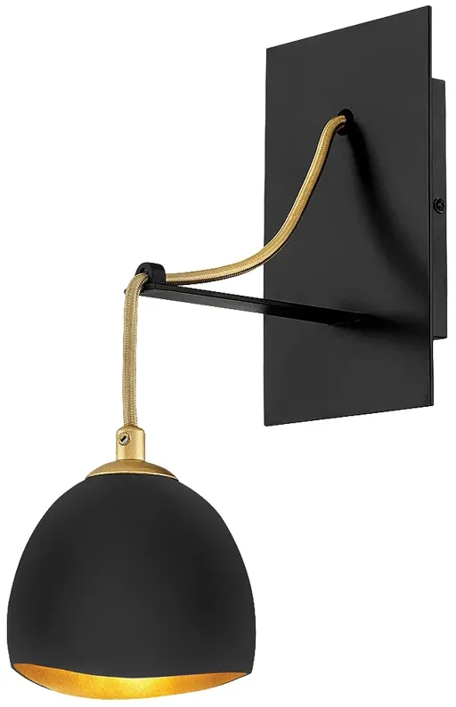 Nula 13" High Black Wall Sconce by Hinkley Lighting