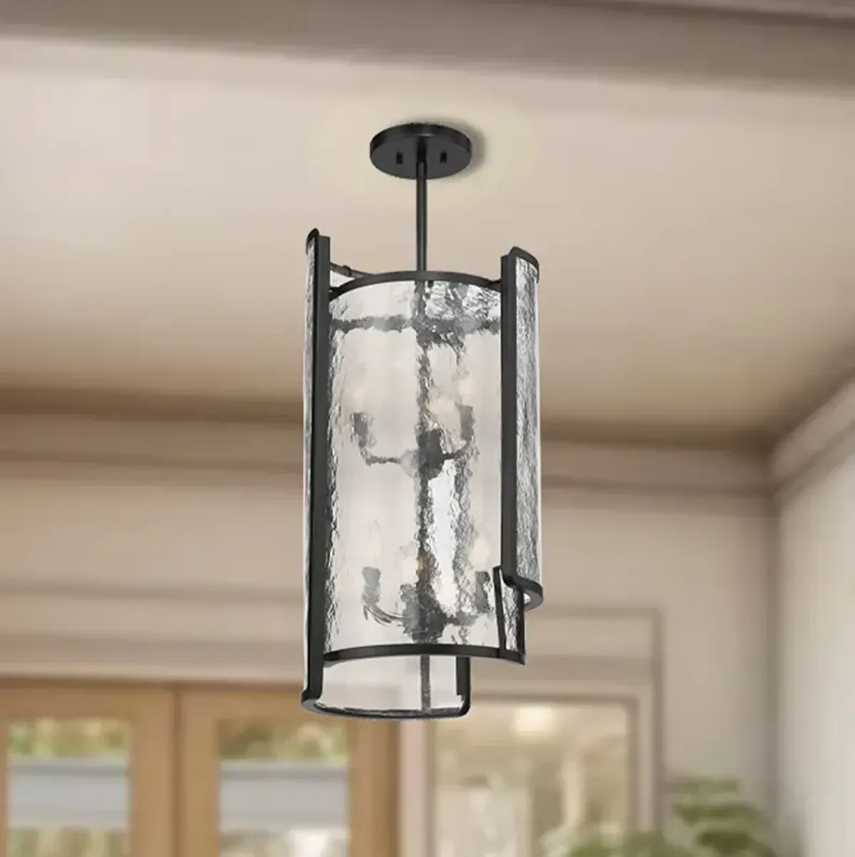 Bella Collina 14" Wide Coal Black 6-Light Pendant