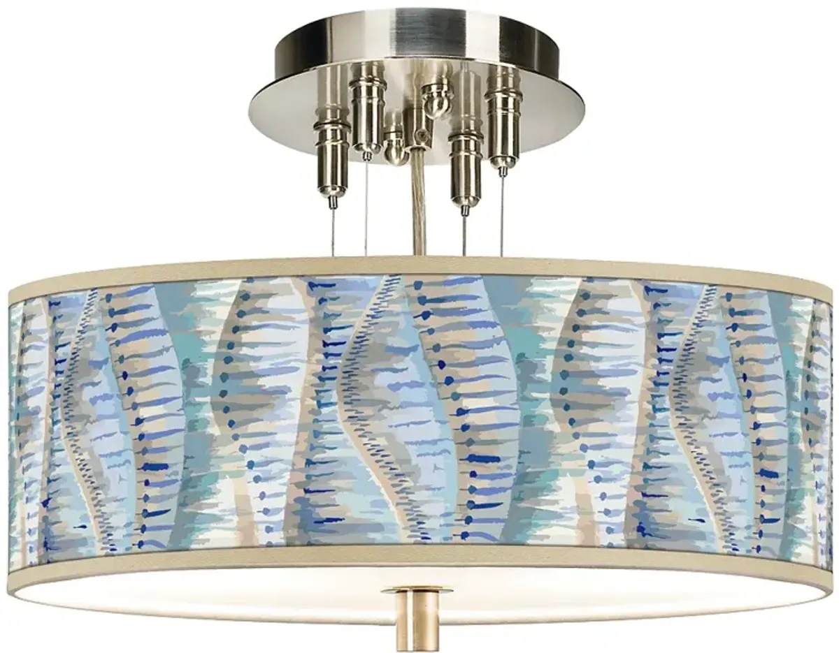 Siren Giclee 14" Wide Ceiling Light