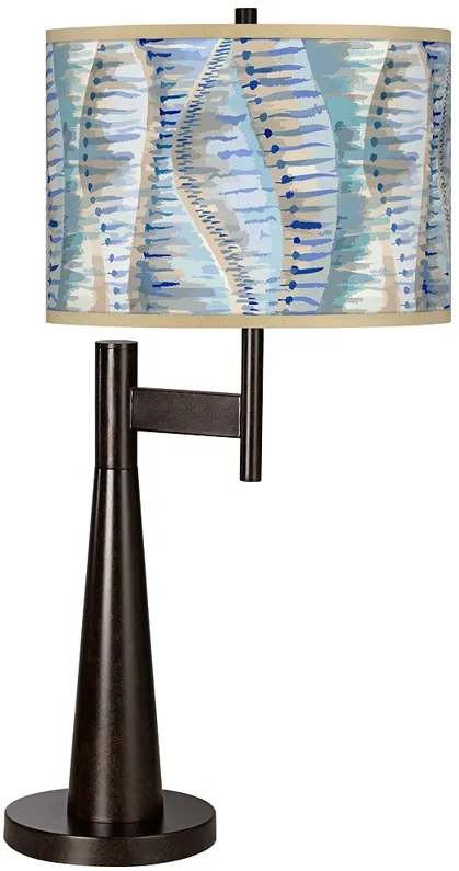 Giclee Glow Novo 30 3/4" Siren Shade Bronze Table Lamp