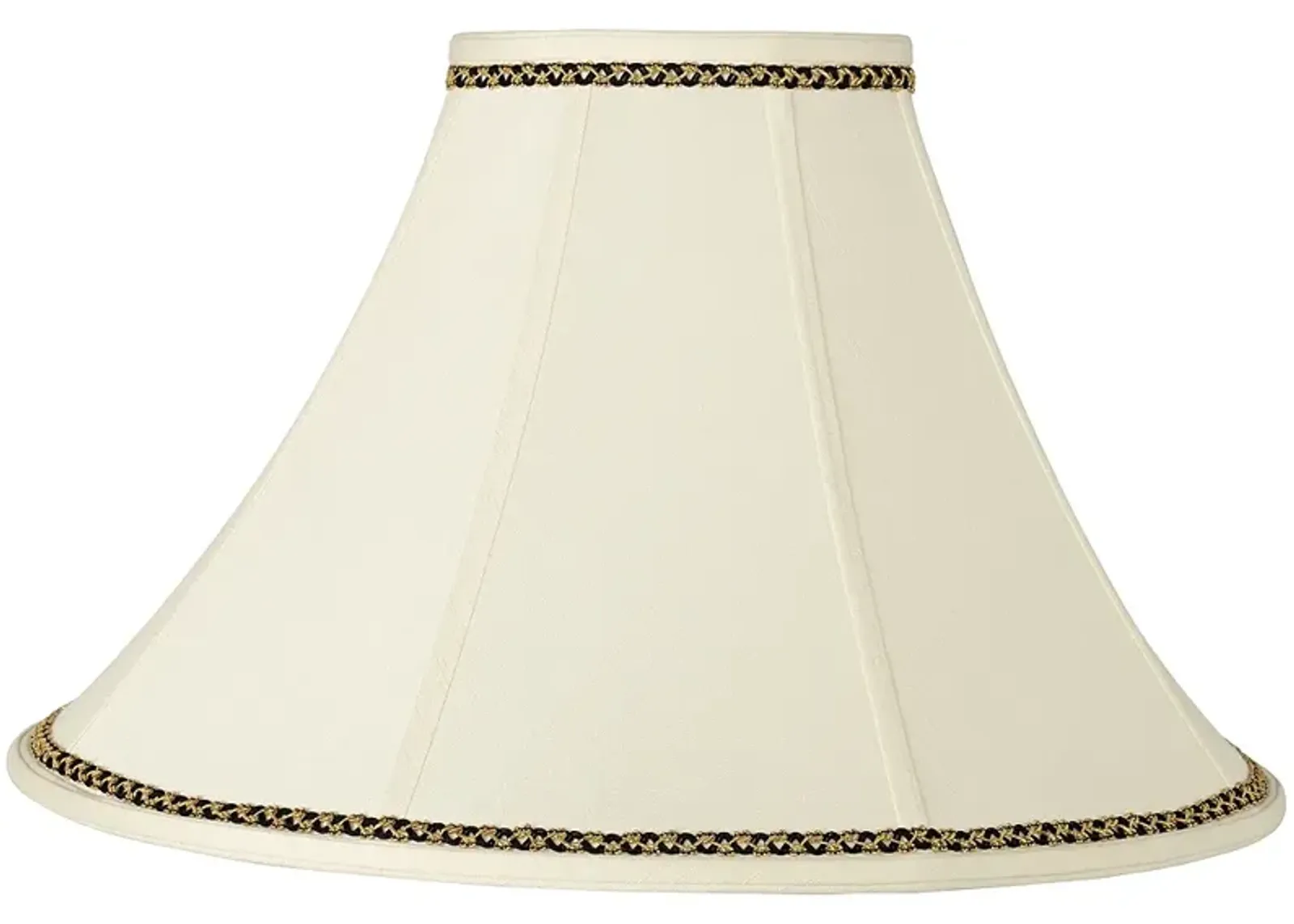 Bell Shade with Gold and Black Trim 7x20x13.75 (Spider)