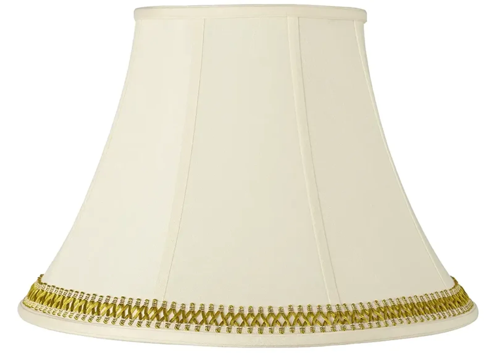 Imperial Shade with Gold Satin Weave Trim 9x18x13 (Spider)