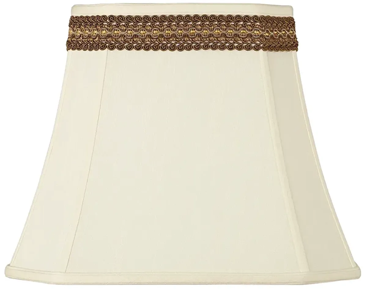 Springcrest Rectangle Shade with Florentine Trim 10x16x13 (Spider)