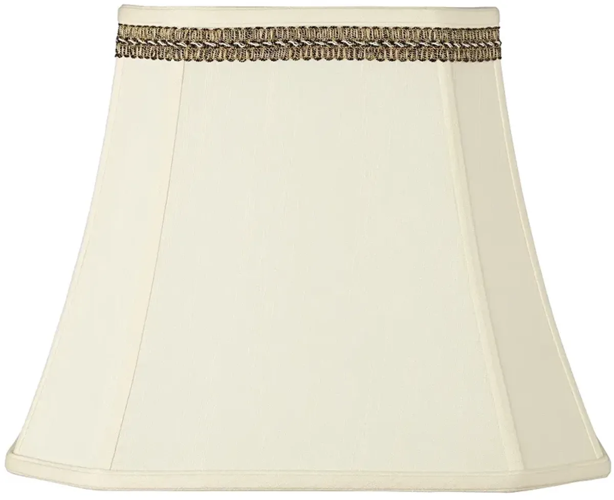 Springcrest Rectangle Shade with Black and Gold Trim 10x16x13 (Spider)