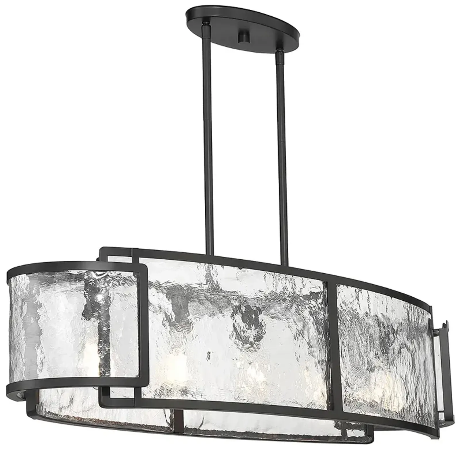 Minka Lavery Bella Collina 5-Light Black Island Chandelier