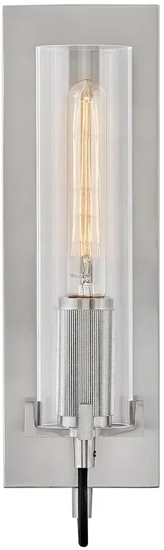 Ryden 16 1/4" High Nickel Wall Sconce by Hinkley Lighting