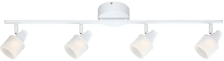 Alys 31" Wide White 4-Light LED Track Light Kit for Ceiling or Wall