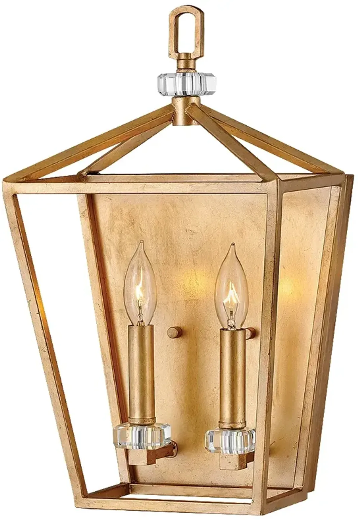 Hinkley Stinson 17"H Distressed Brass 2-Light Wall Sconce