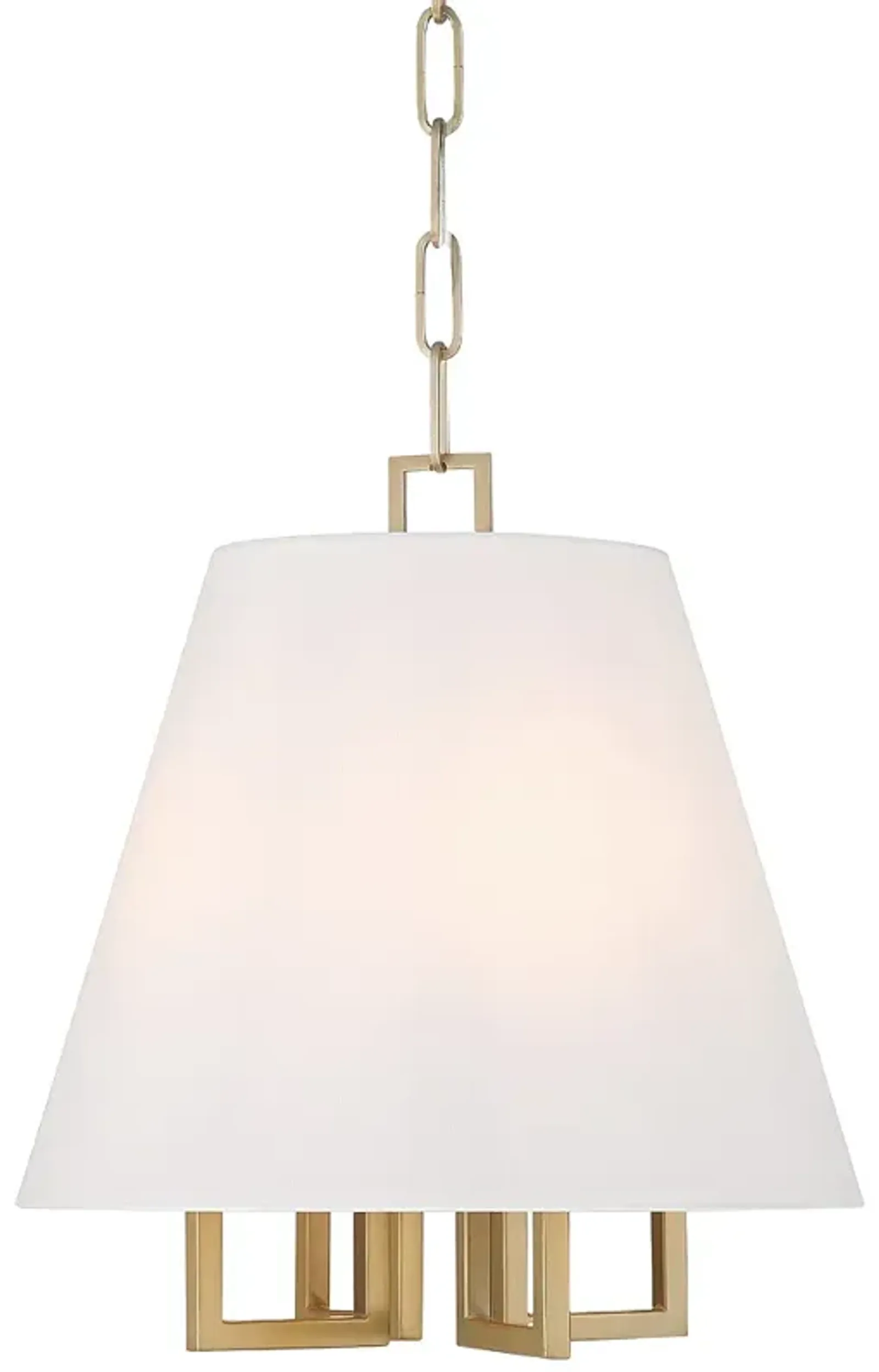 Libby Langdon for Crystorama Westwood 4 Light Vibrant Gold Mini Chandelier