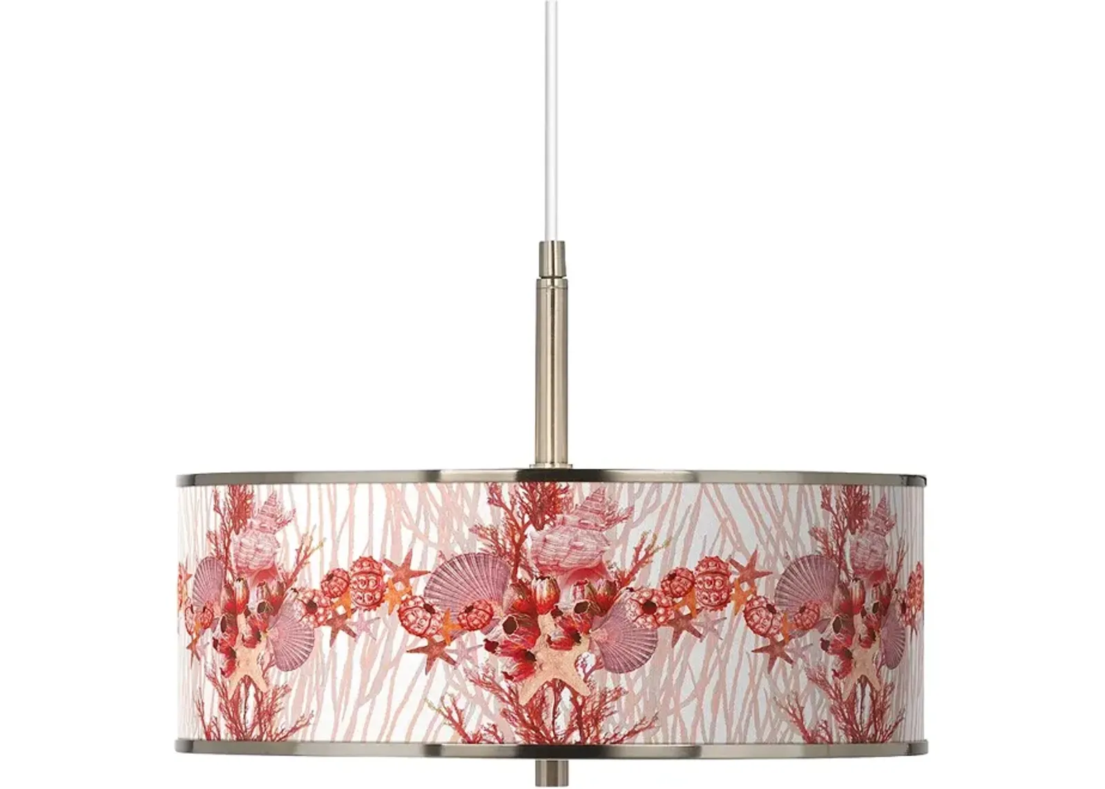 Corallium Giclee Glow 16" Wide Pendant Light