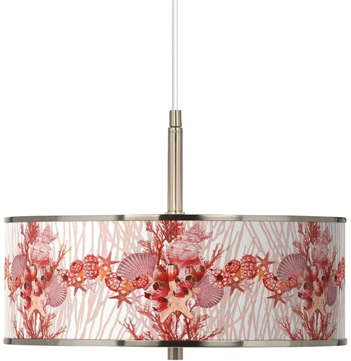 Corallium Giclee Glow 16" Wide Pendant Light