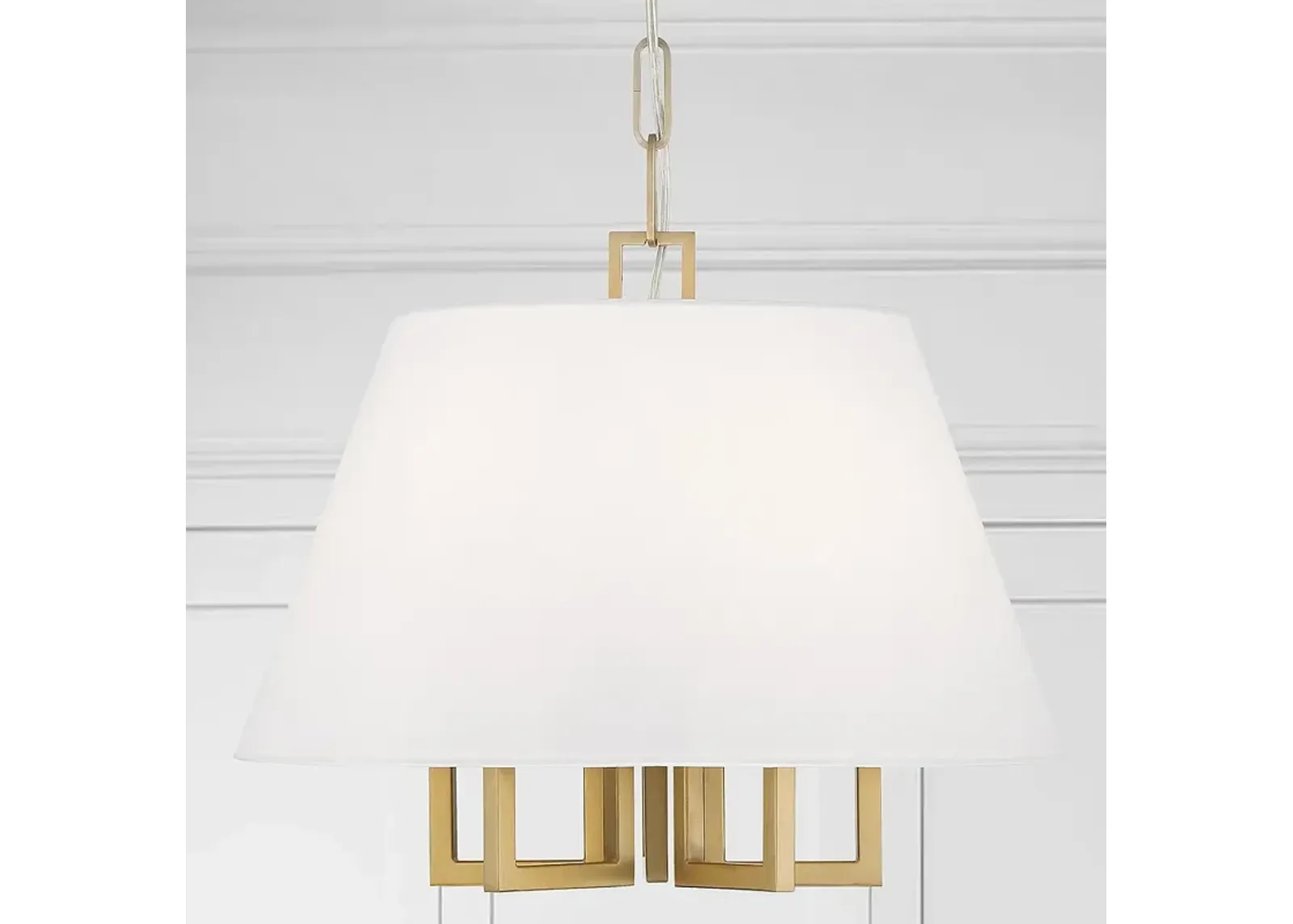 Libby Langdon for Crystorama Westwood 5 Light Vibrant Gold Mini Chandelier