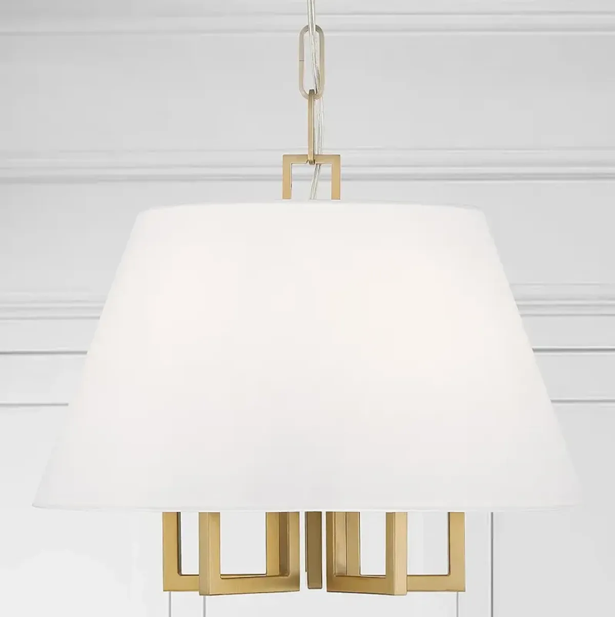 Crystorama Westwood 16" Wide Vibrant Gold Pendant Light