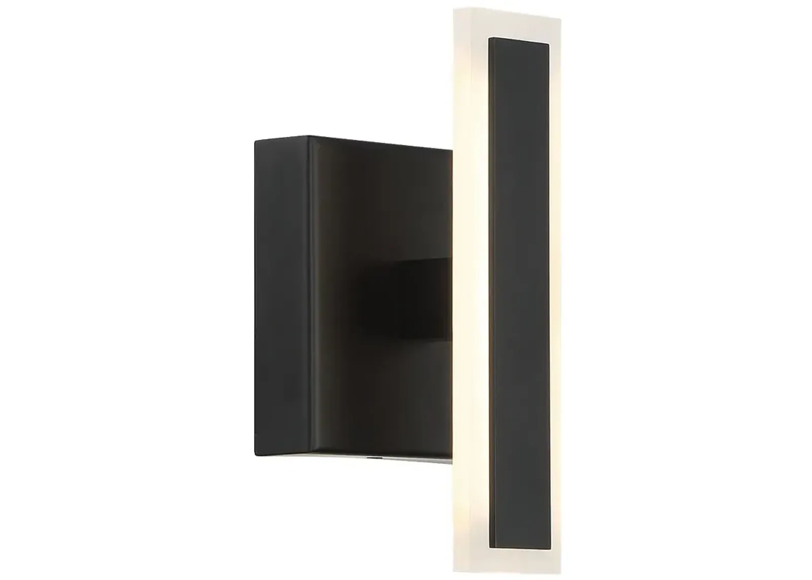 George Kovacs Edge 1-Light Black LED Wall Sconce