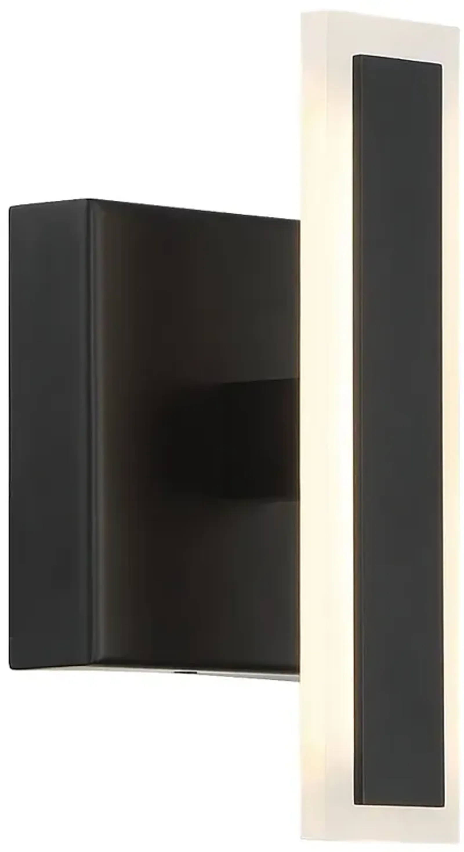 George Kovacs Edge 1-Light Black LED Wall Sconce