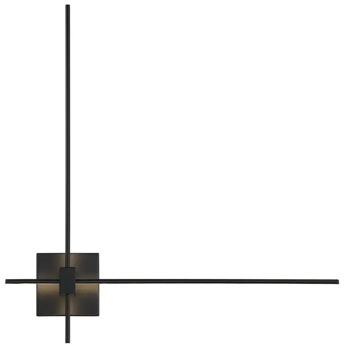 George Kovacs Parker 1-Light LED Black Wall Sconce