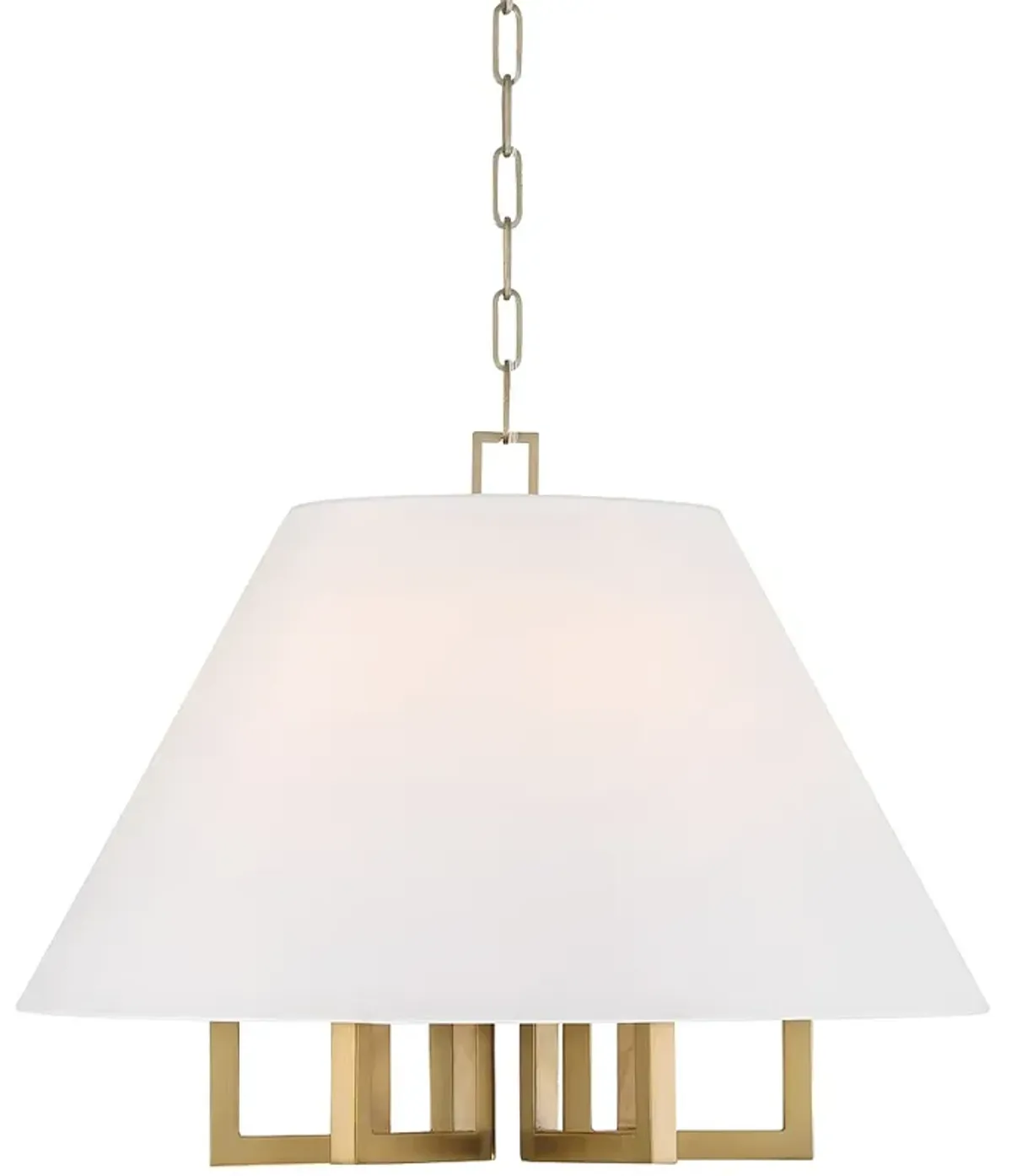 Crystorama Westwood 24" Wide Vibrant Gold 6-Light Chandelier