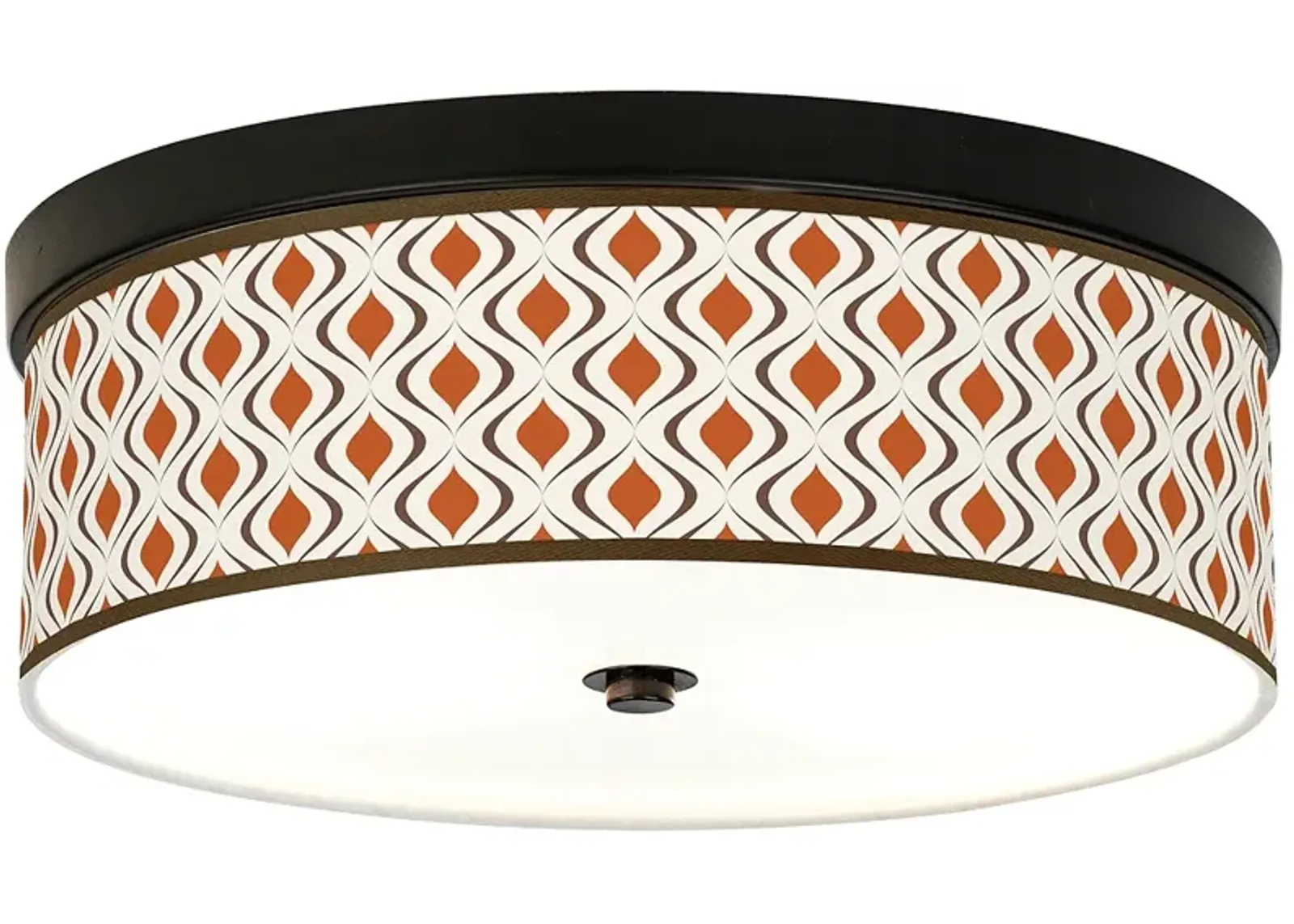 Retro Lattice Energy Efficient Bronze Ceiling Light