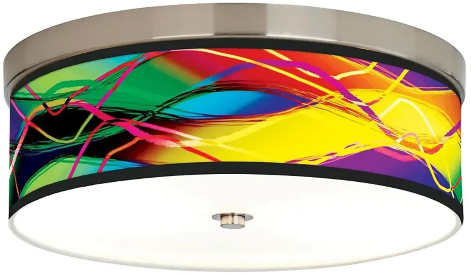 Colors in Motion Light Giclee Energy Efficient Ceiling Light