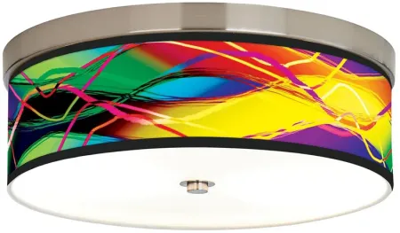 Colors in Motion Light Giclee Energy Efficient Ceiling Light