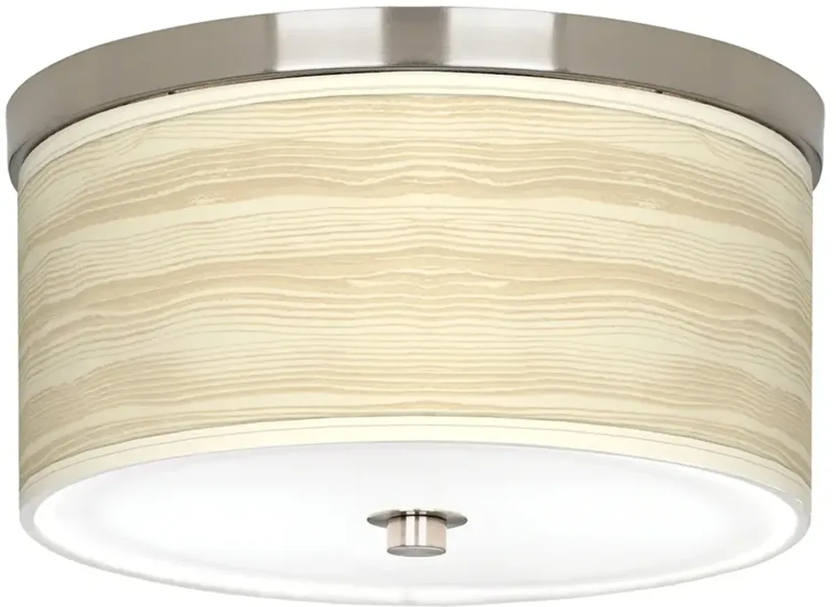 Birch Blonde Giclee Nickel 10 1/4" Wide Ceiling Light