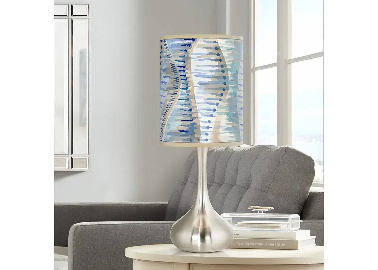 Giclee Glow 23 1/2" Siren Shade Droplet Modern Table Lamp