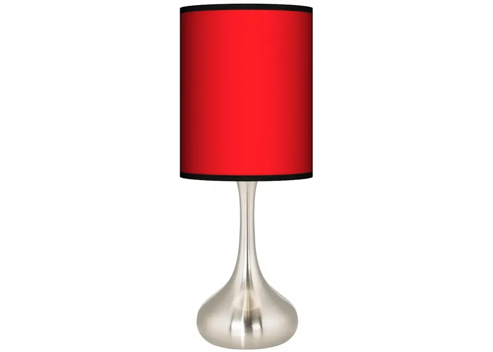 Giclee Glow Droplet 23 1/2" All Red Shade Modern Table Lamp