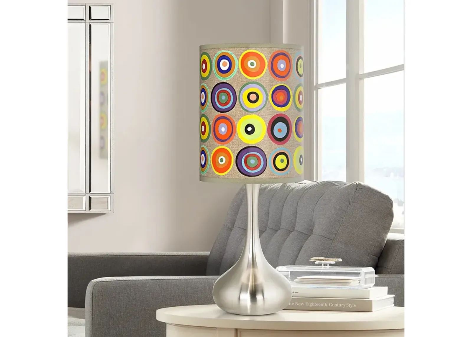 Giclee Glow 23 1/2" Marbles in the Park Modern Droplet Table Lamp