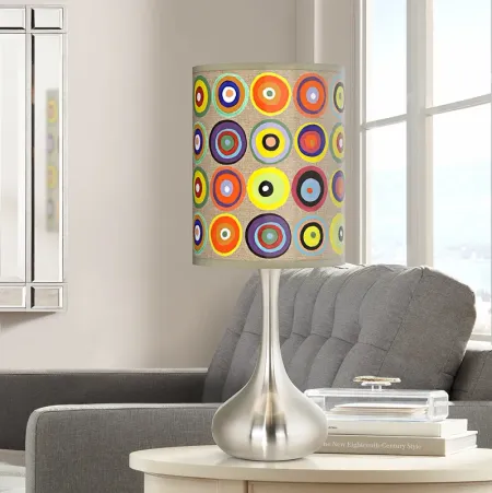 Giclee Glow 23 1/2" Marbles in the Park Modern Droplet Table Lamp