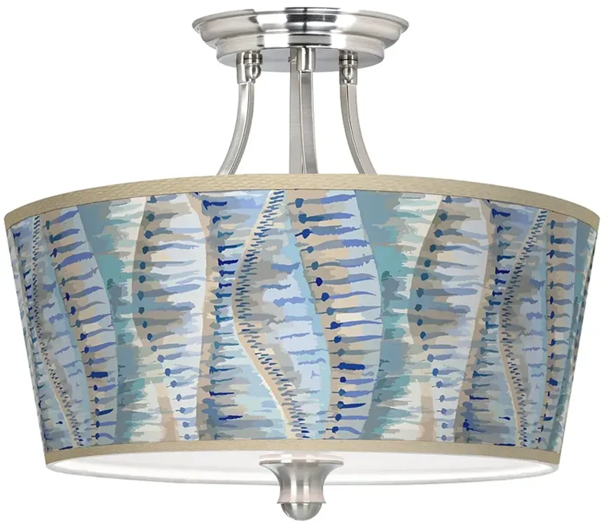 Siren Tapered Drum Giclee Ceiling Light