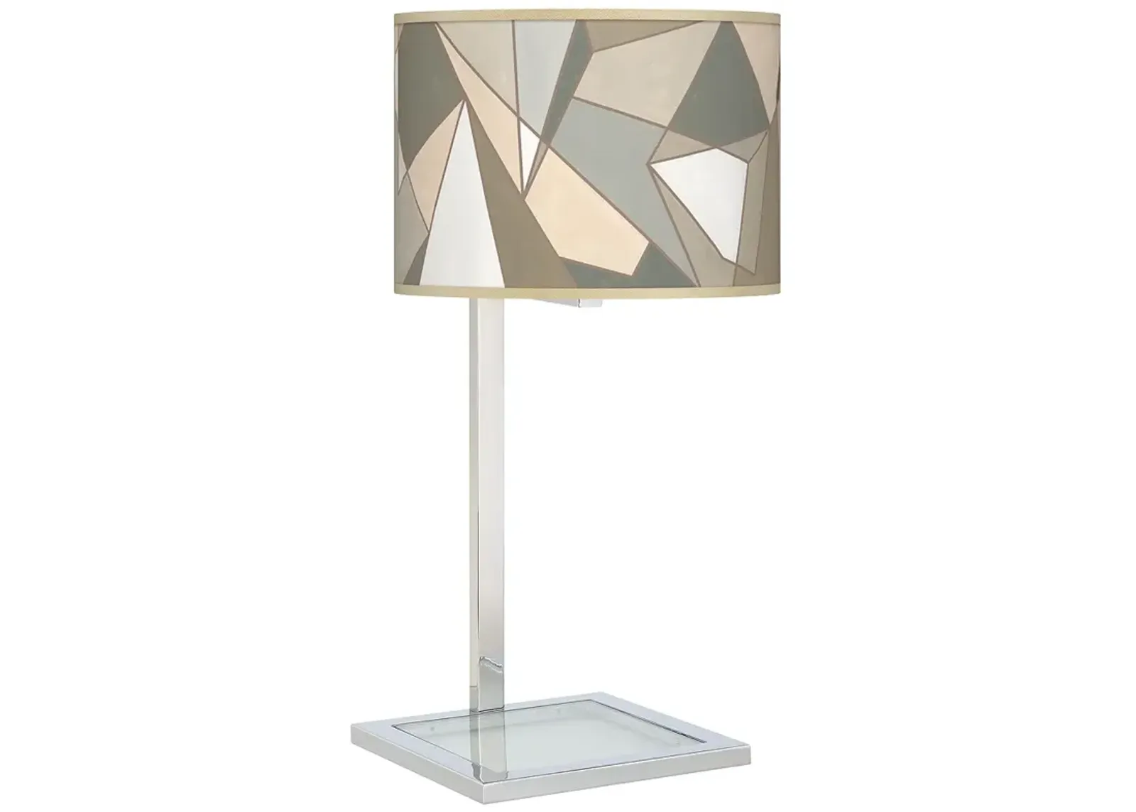 Giclee Gallery Glass Inset  28" Modern Mosaic I Shade Table Lamp