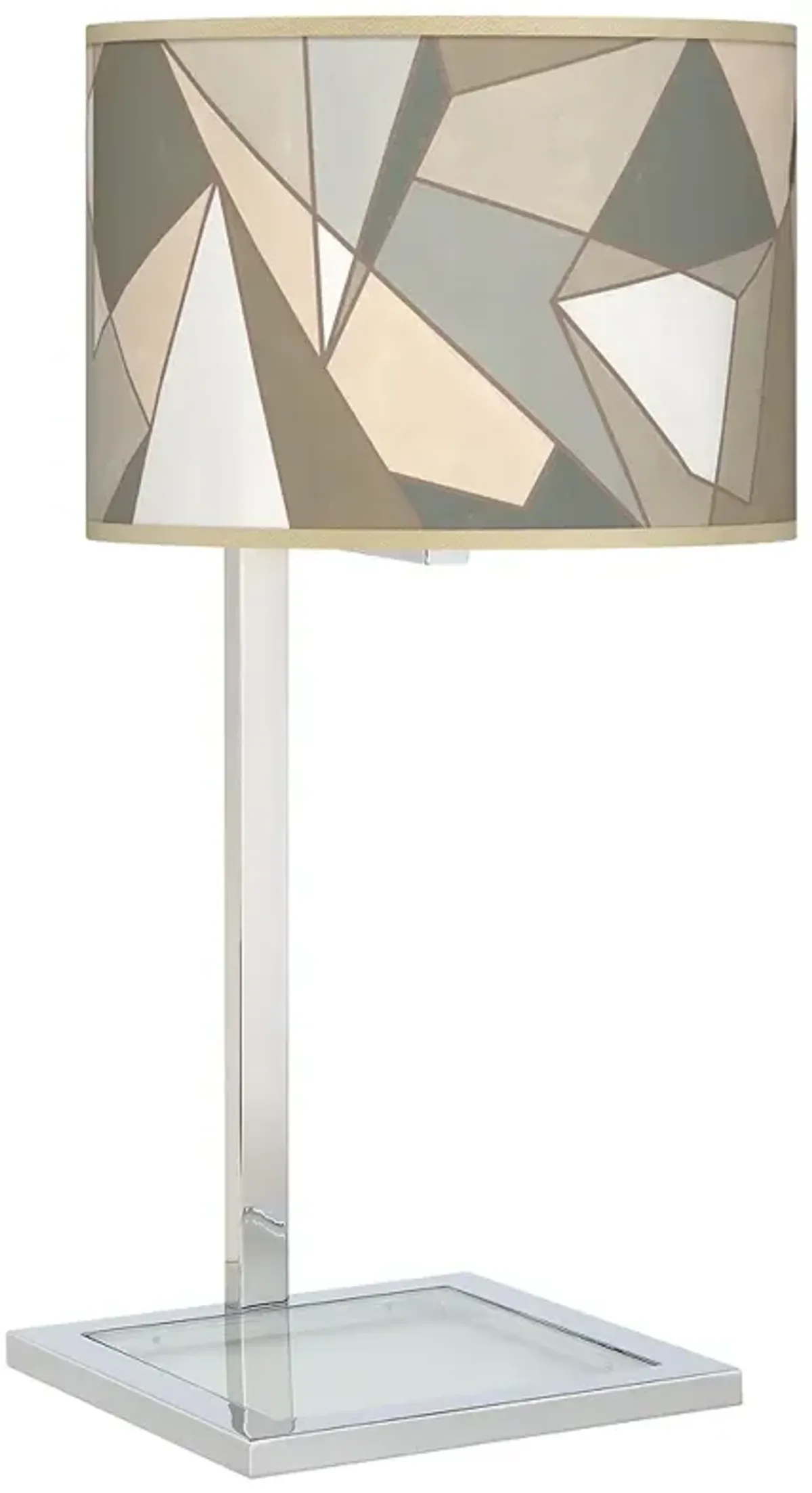 Giclee Gallery Glass Inset  28" Modern Mosaic I Shade Table Lamp