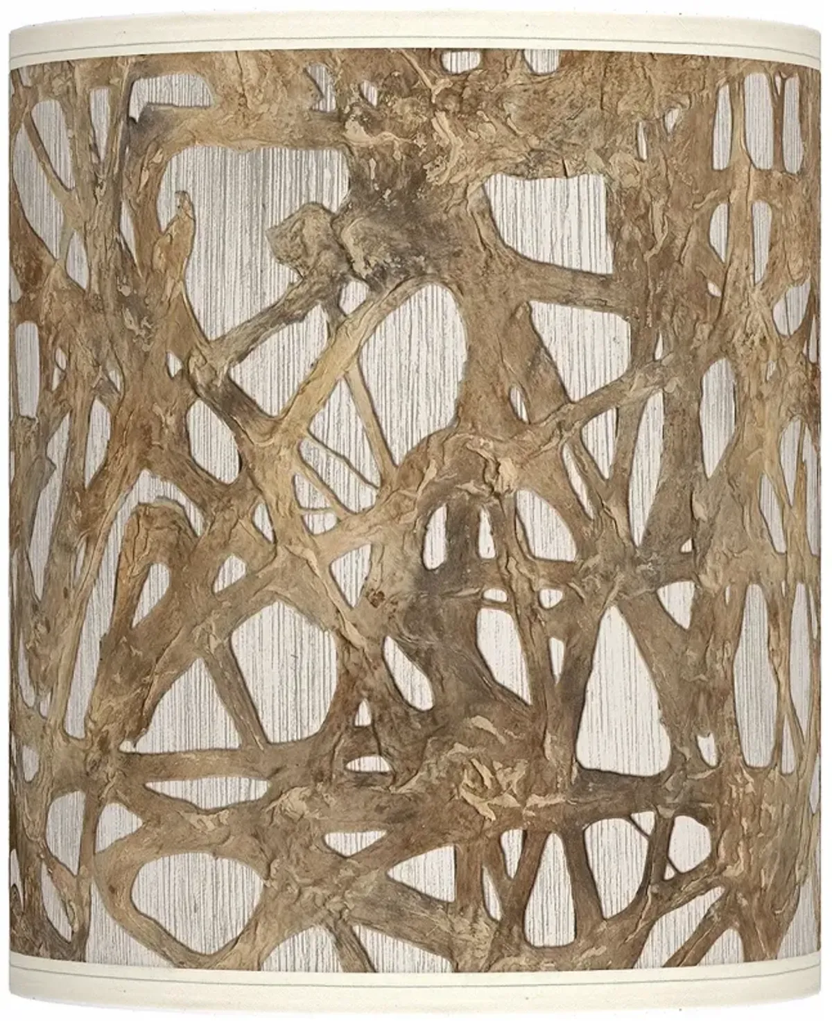 Organic Nest Pattern Giclee Drum Shade 10x10x12 (Spider)
