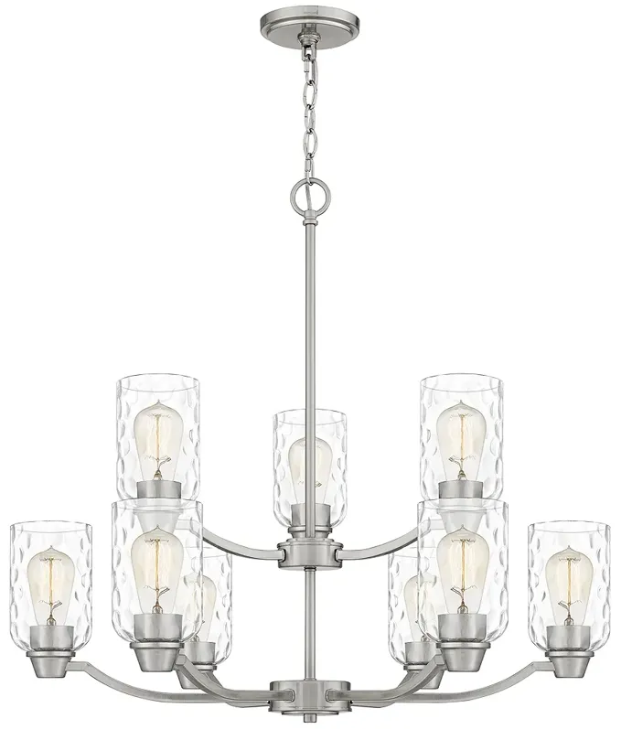 Acacia 9-Lt BN Chandelier