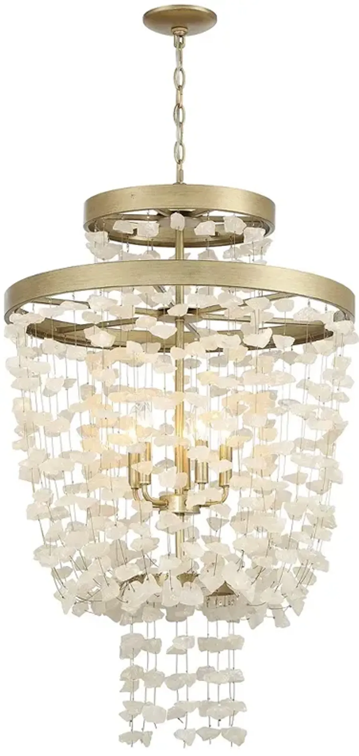 Metropolitan Stonybrook by Robin Baron 5-Light Harvest Gold Pendant