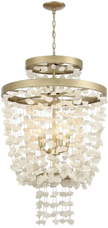 Metropolitan Stonybrook by Robin Baron 5-Light Harvest Gold Pendant