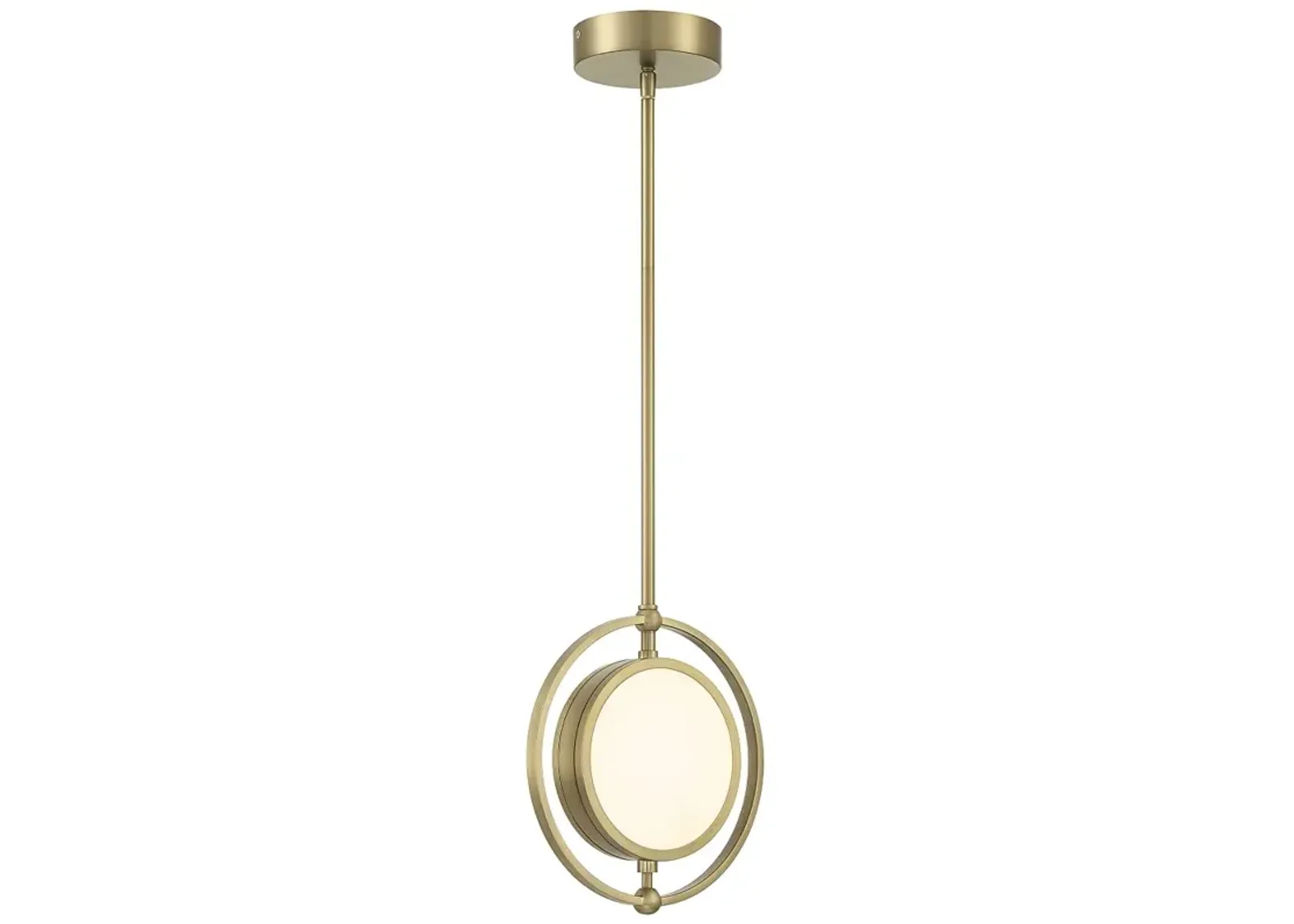 Metropolitan Spectr LED 1-Light Soft Brass Mini Pendant