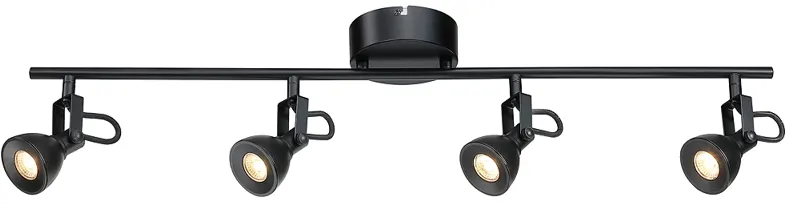 Godwin LED 31" Wide Black 4-Light Track Light for Celling or Wall