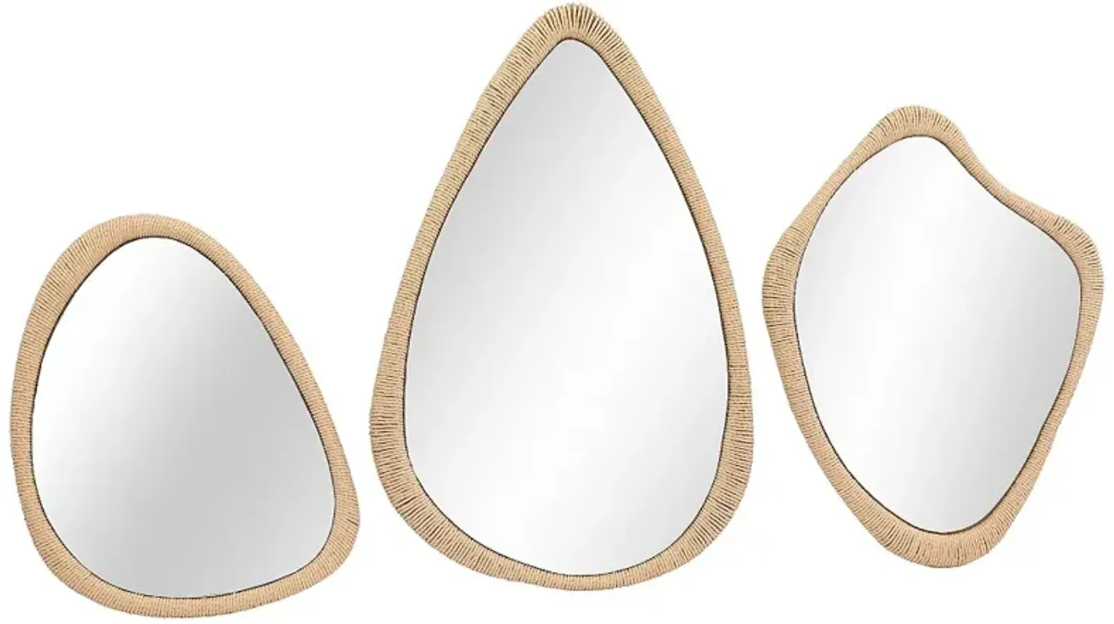 Ashby Wall Mirror Set with Wooden Frames